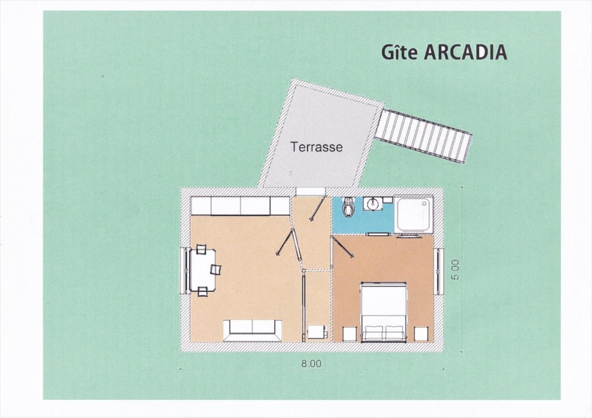 Gite Arcadia Saint-Ambroix Exteriér fotografie